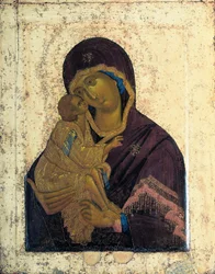 A Doni Szűz Kétarcú ikon, c1390.