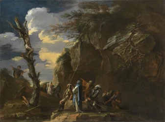 Polikratész keresztre feszítése, 1664 körül (olaj, vászon)