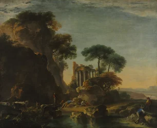 Romok egy sziklás tájon, c. 1640.