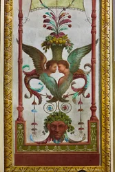 Dekoratív frízek pompei stílusban (freskó)