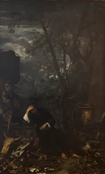 Démokritosz a meditációban, 1651
