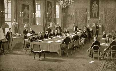 A Londoni Szerződés aláírása, 1913