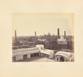 Lahore; kilátás az erőd palotájából