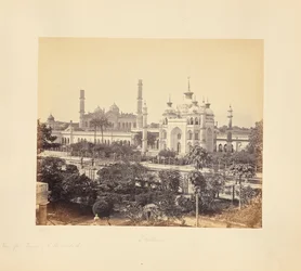 Lucknow; kilátás a Hooseinabad Imambara teraszáról