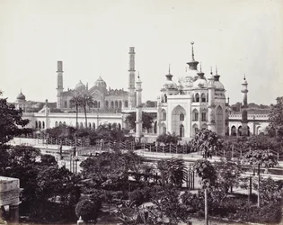 Zinat Algiya sírja a Husainabad Imambara komplexumban