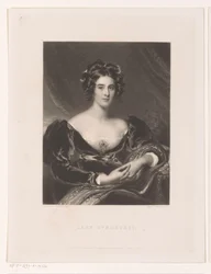 Sarah Garay Lyndhurst portréja Lady Lyndhurst (cím a tárgyon)