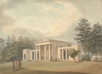 Klasszikus templom, Ayot St. Lawrence, Hertfordshire
