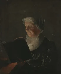 Candlelight, 1820 körül (olaj, vászon, fára szerelve)