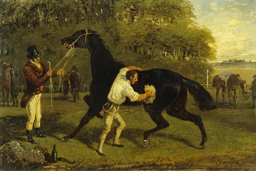 Ledörzsölés (olaj, vászon)