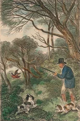 Erdei szalonka vadászat, 1819