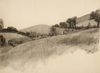 Vidéki táj, 1884