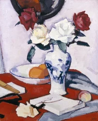 Roses (oil on canvas)
