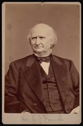 Ezra Bartlett francia portréja 1810-1880, 1878.