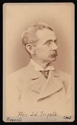 John James Ingalls portréja 1833-1900, 1876-1880 között.
