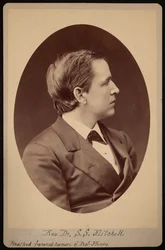 Samuel Swain Mitchell tiszteletes portréja 1839-1919, 1876-1880 között.
