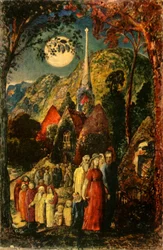 Hazatérés az esti templomból, 1830, 1947