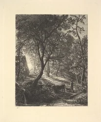 The Herdsmans Cottage, avagy naplemente, 1880.