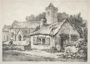 Régi épületek és vidéki nyaralók sorozata Észak-Angliában: Ayton, 1821.