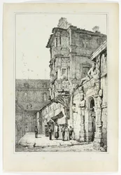 Ancien Palais, Bamberg, a Flandriában és Németországban készült vázlatok fakszimiléi alapján