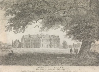 Albyns, Essex, The Seat of John R. Abdy, Esquire (kiadó: L. Asperne); 7. oldal (Első kötet)