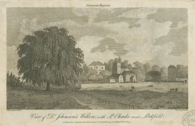 Lichfield – "Dr. Johnson" Willow Tree: metszet, nd [c 1804]