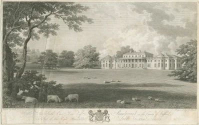 Shugborough Hall: metszet, nd [c 1802]
