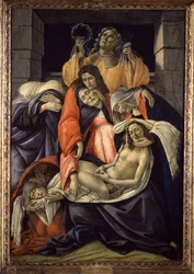 Siralom a halott Krisztus felett, 1490-1500 körül (olaj, fa)