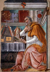 Szent Ágoston (freskó
