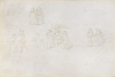 Illusztráció Dante Alighieri Purgatorio 17, 1480-1490 Isteni színjátékához