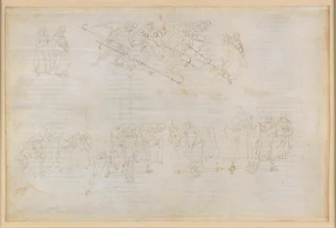 A Divina Commedia, Inferno XXIII. Vergilius és Dante a pokol nyolcadik körében (Malebolge), 6. bolgia: a képmutatók büntetése