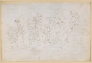 A Divina Commedia, Inferno XXVIII. Vergilius és Dante a pokol nyolcadik körében (Malebolge), 9. bolgia: az eretnekek és a viszálykeltők büntetése; találkozás Mohameddel és Bertran de Bornnal