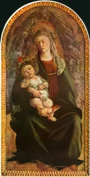 Madonna a dicsőségben Szerafimmal, 1469-1470, 1937.