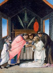 Szent Jeromos utolsó áldozása, 1495