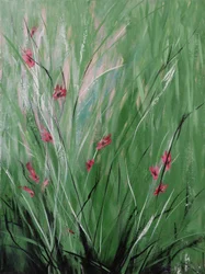 Pink Blooms, 2018 (akril, vászon)