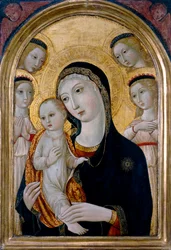 Madonna és gyermeke angyalokkal, 1480 körül