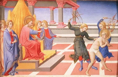 Szent Jeromos megkorbácsolása