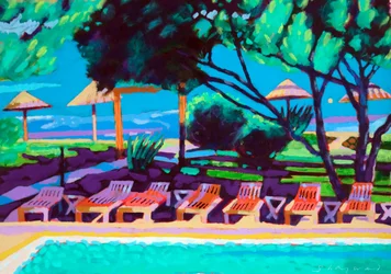 La Mer # , 2022 (akril, tábla)