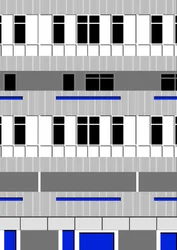 Brutalista blokk, 2018 (digitális)