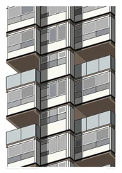 Lambeth Towers_Sepia, 2015 (grafikai giclee nyomat)