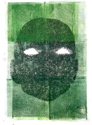 Szem nélküli, 2020, (monoprint)