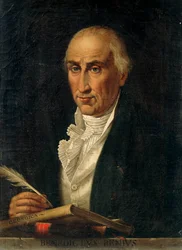 Saverio Dalla Rosa Benedetto Del Bene portréja, olaj, vászon