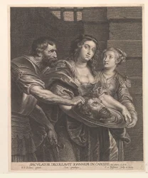 Salome átveszi Keresztelő János fejét