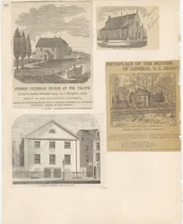 Castner Scrapbook v.22, Churches 1, 90. oldal (litho)