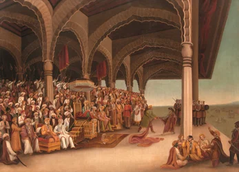 Cím nélkül (The Disrobing of Draupadi), c. 19. század vége (olaj, vászon)
