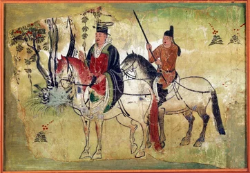 Touen Houang tibeti kézirata Ferghana égi lovai