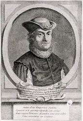 Baruch vagy Benedict Spinoza (1632-77) holland filozófus portréja (metszet)