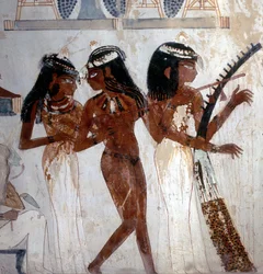 Luxor Théba: dinasztia), zenészek. Nemesek völgye