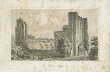 Croxden Abbey: litográfia