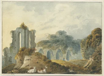 Croxden Abbey: akvarellfestés