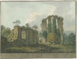 Croxden Abbey: akvarell festmény, nd [1805] (festmény)